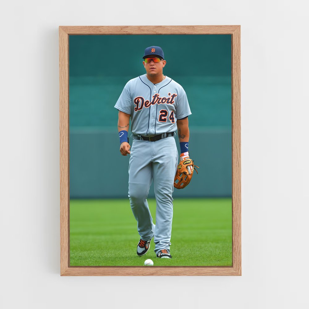 Poster Le Champion de la Plaine – affiche Baseball (vue 4)